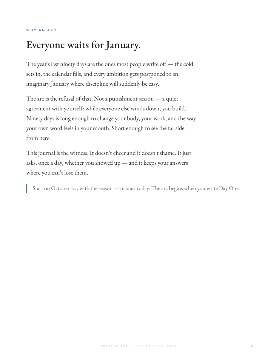 The manifesto page